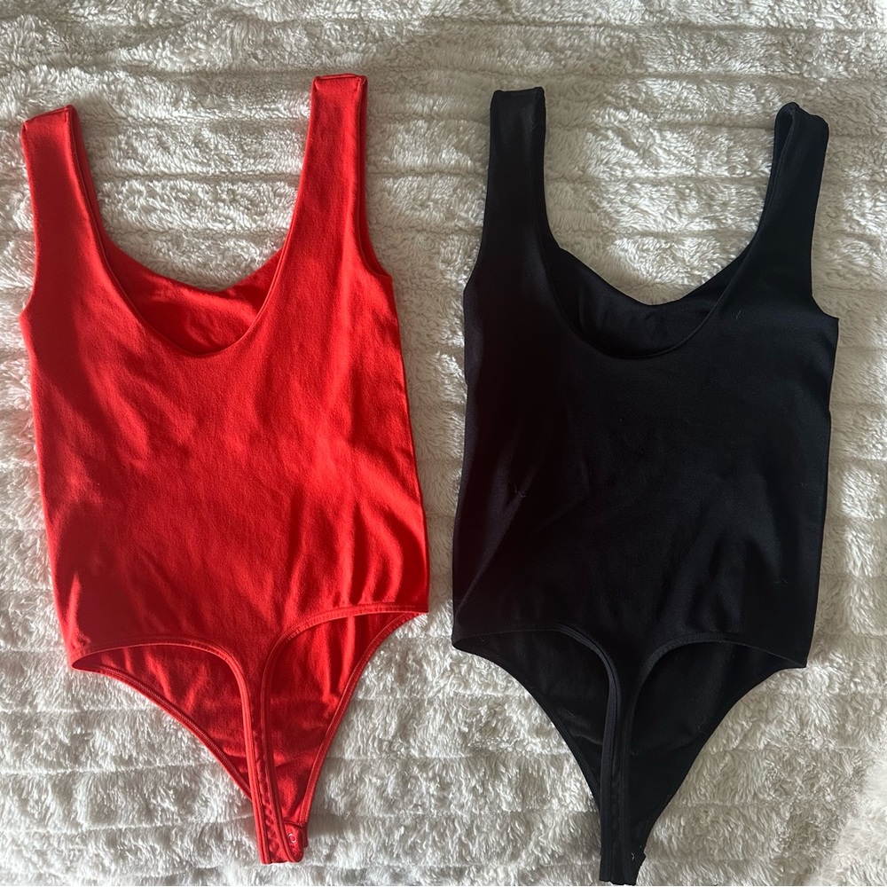 TWO free people “Clean Lines Bodysuit”